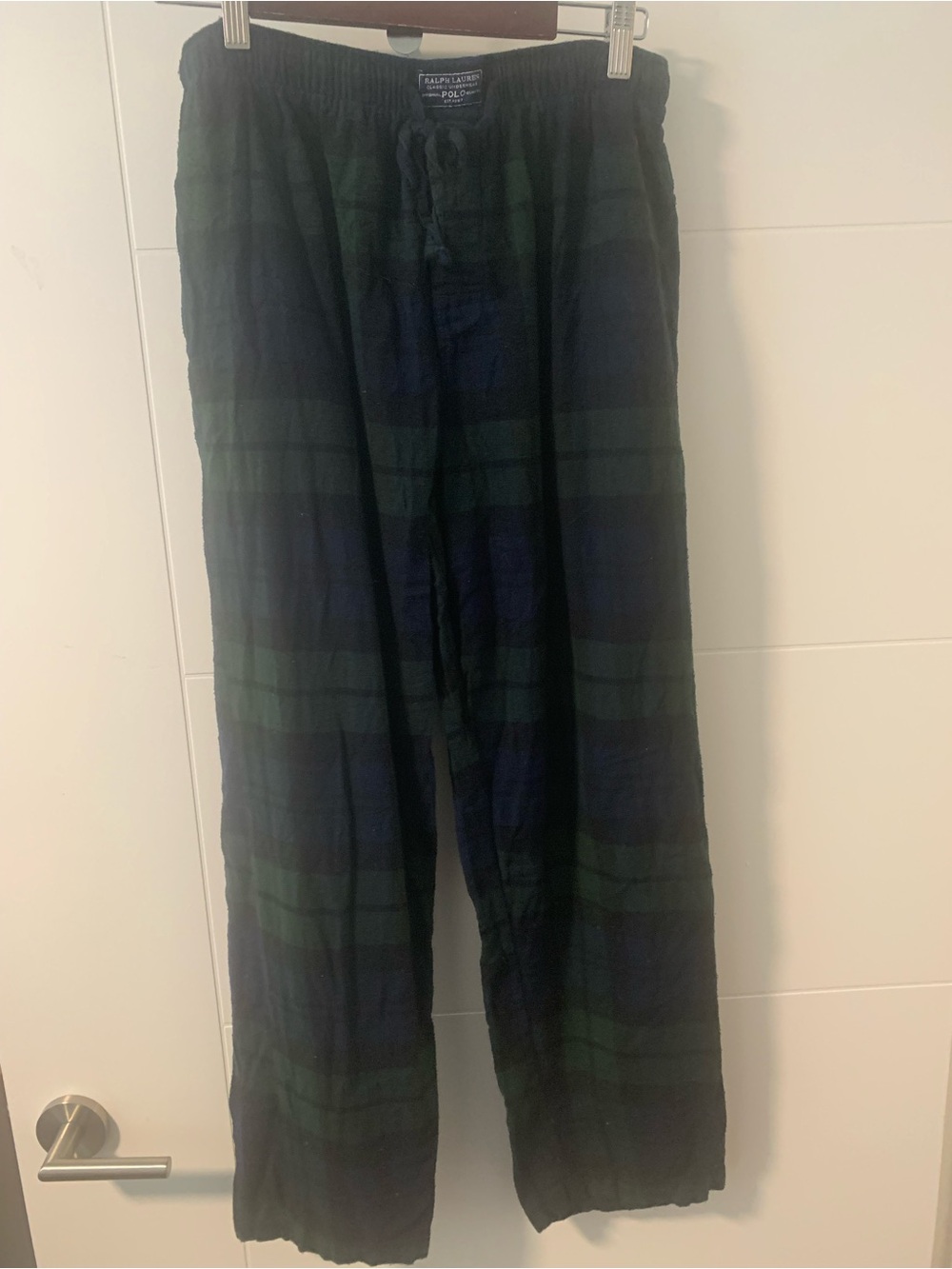 Polo by Ralph Lauren Men's Blackwatch Plaid Lounge Pants - Navy/Green A15